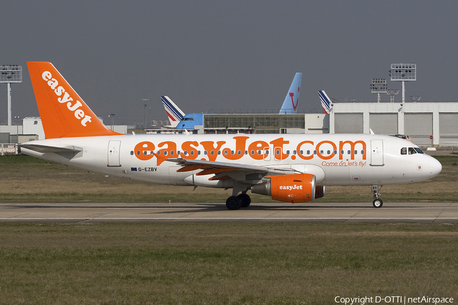 easyJet Airbus A319-111 (G-EZBV) | Photo 272843