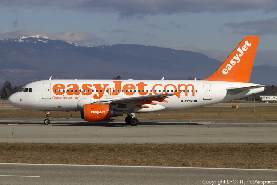 easyJet Airbus A319-111 (G-EZBW) | Photo 376759