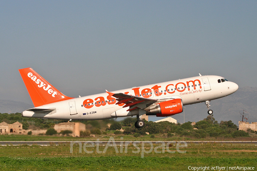 easyJet Airbus A319-111 (G-EZBW) | Photo 161590