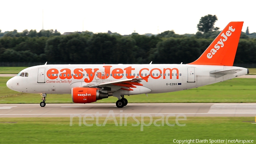 easyJet Airbus A319-111 (G-EZBX) | Photo 206746