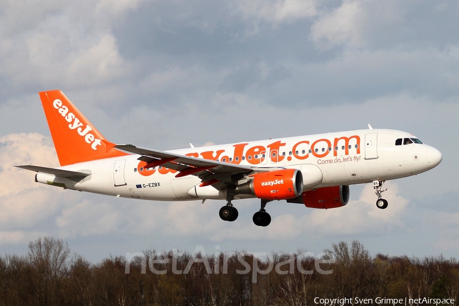 easyJet Airbus A319-111 (G-EZBX) | Photo 17739