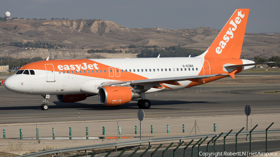 easyJet Airbus A319-111 (G-EZBX) | Photo 593412