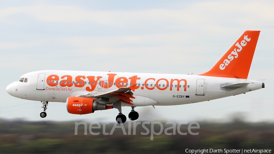 easyJet Airbus A319-111 (G-EZBY) | Photo 206197