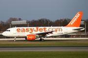 easyJet Airbus A319-111 (G-EZBY) at  Hamburg - Fuhlsbuettel (Helmut Schmidt), Germany