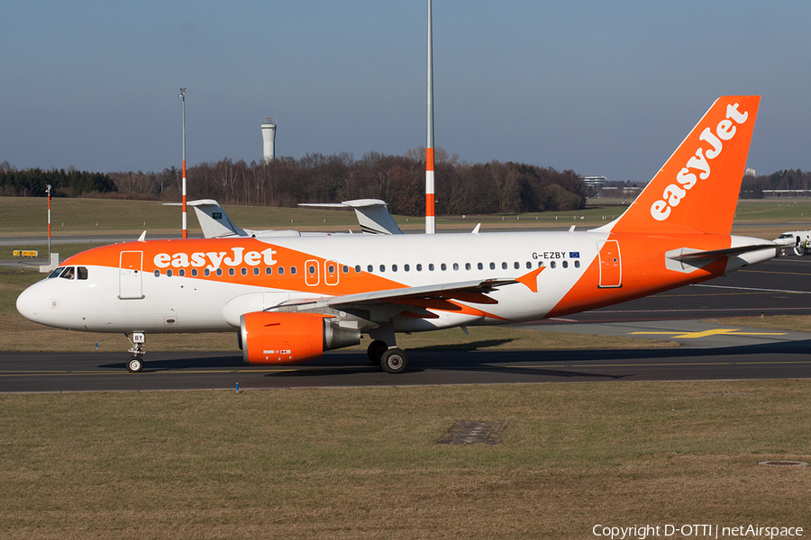 easyJet Airbus A319-111 (G-EZBY) | Photo 526576
