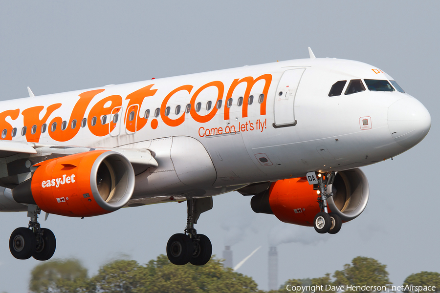 easyJet Airbus A319-111 (G-EZDA) | Photo 12289