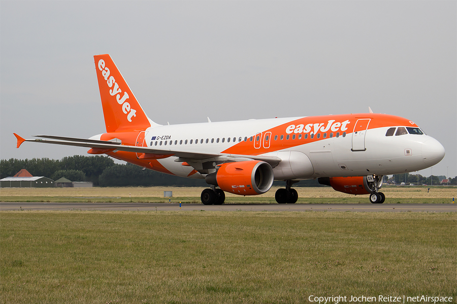 easyJet Airbus A319-111 (G-EZDA) | Photo 82683