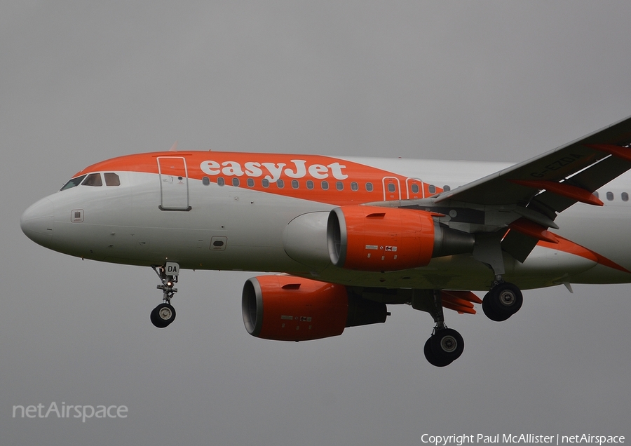 easyJet Airbus A319-111 (G-EZDA) | Photo 76711