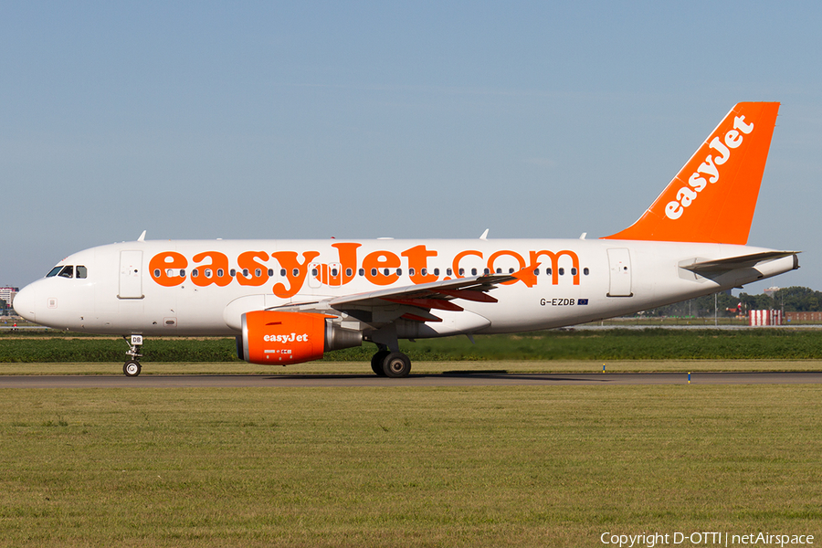easyJet Airbus A319-111 (G-EZDB) | Photo 605792