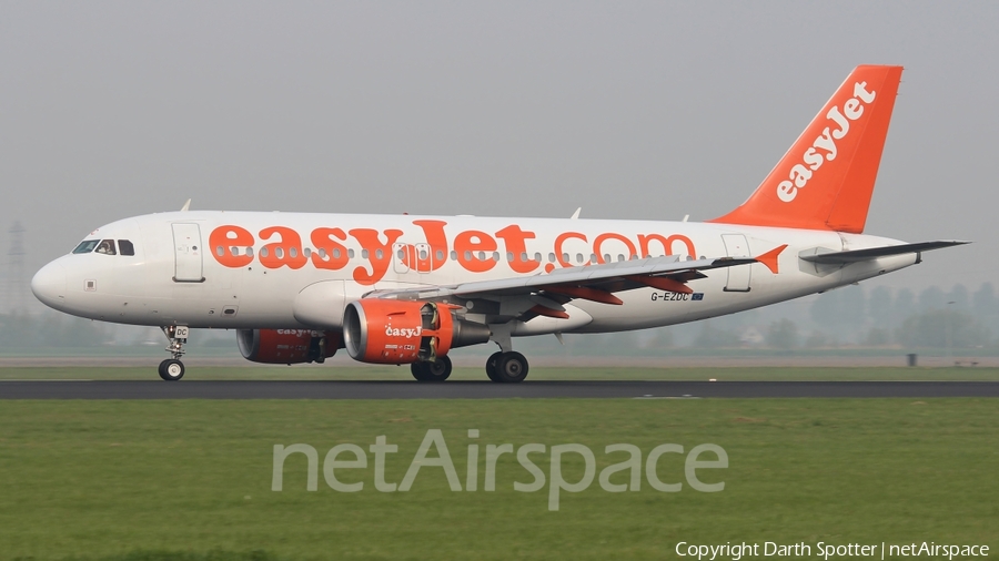 easyJet Airbus A319-111 (G-EZDC) | Photo 216318