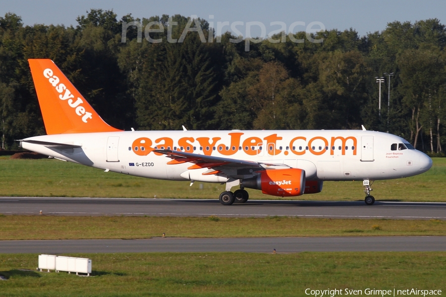 easyJet Airbus A319-111 (G-EZDD) | Photo 471408