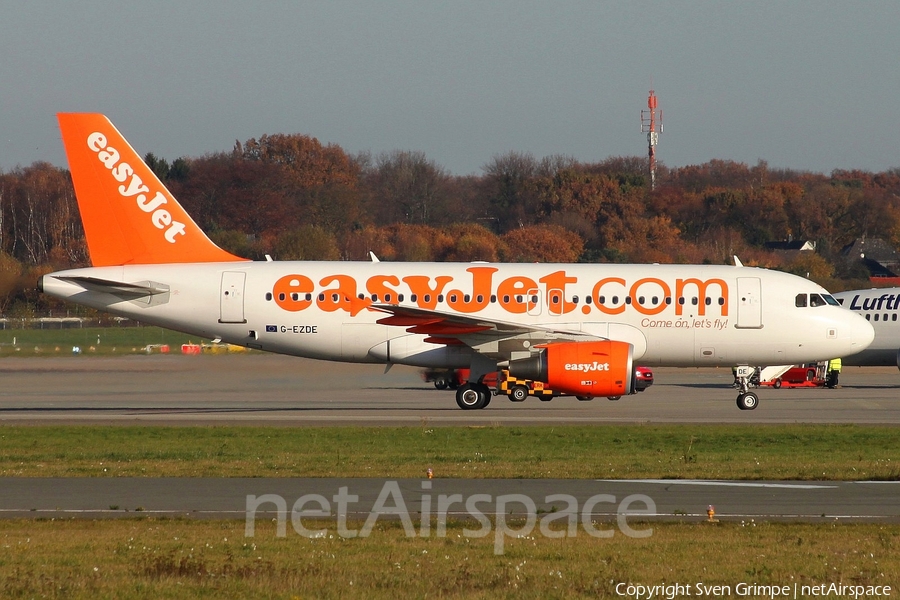 easyJet Airbus A319-111 (G-EZDE) | Photo 18090