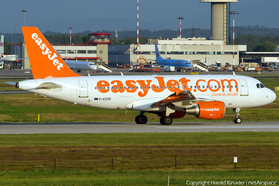 easyJet Airbus A319-111 (G-EZDE) | Photo 301891