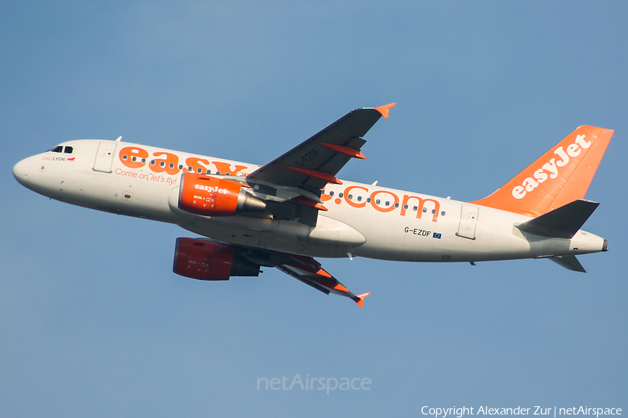 easyJet Airbus A319-111 (G-EZDF) | Photo 434511