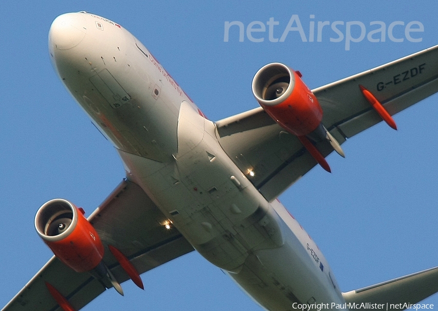 easyJet Airbus A319-111 (G-EZDF) | Photo 3966