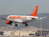 easyJet Airbus A319-111 (G-EZDH) at  Barcelona - El Prat, Spain