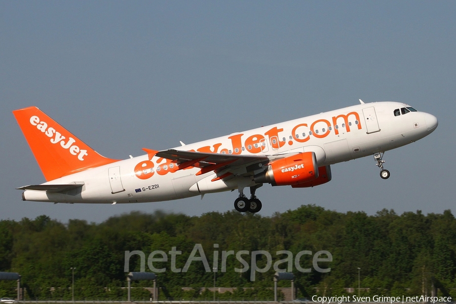easyJet Airbus A319-111 (G-EZDI) | Photo 65875
