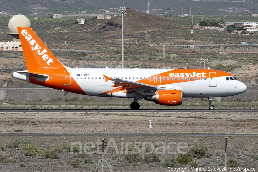 easyJet Airbus A319-111 (G-EZDI) | Photo 284242