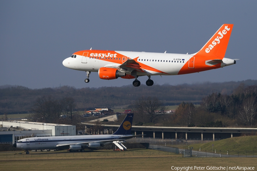 easyJet Airbus A319-111 (G-EZDK) | Photo 67524