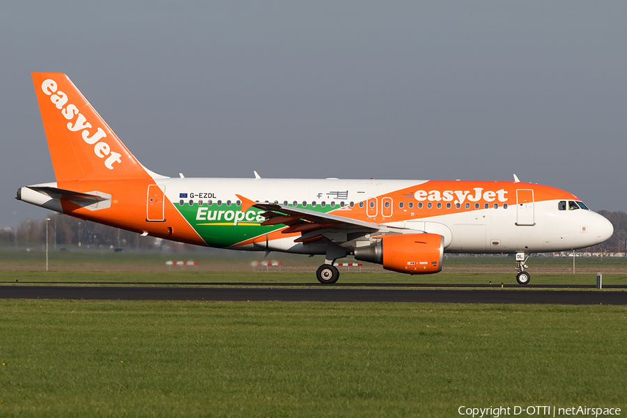 easyJet Airbus A319-111 (G-EZDL) | Photo 196002