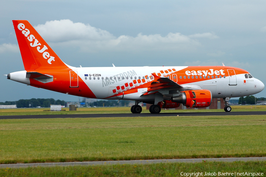 easyJet Airbus A319-111 (G-EZDN) | Photo 173606
