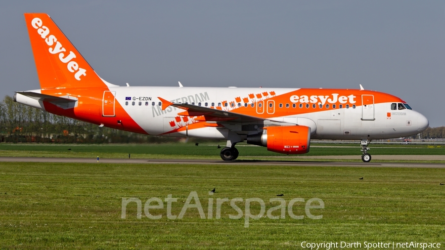 easyJet Airbus A319-111 (G-EZDN) | Photo 235436