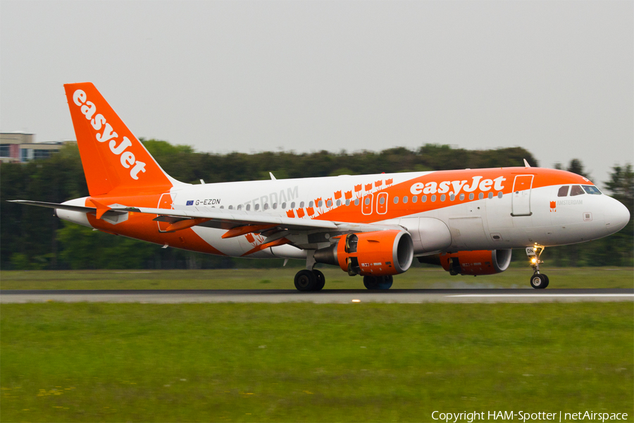 easyJet Airbus A319-111 (G-EZDN) | Photo 108806