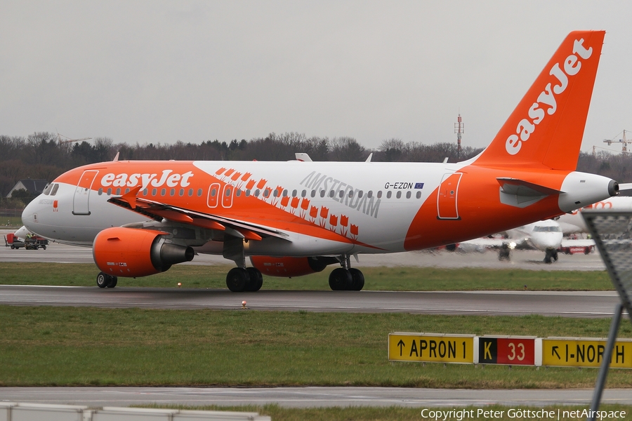 easyJet Airbus A319-111 (G-EZDN) | Photo 71920