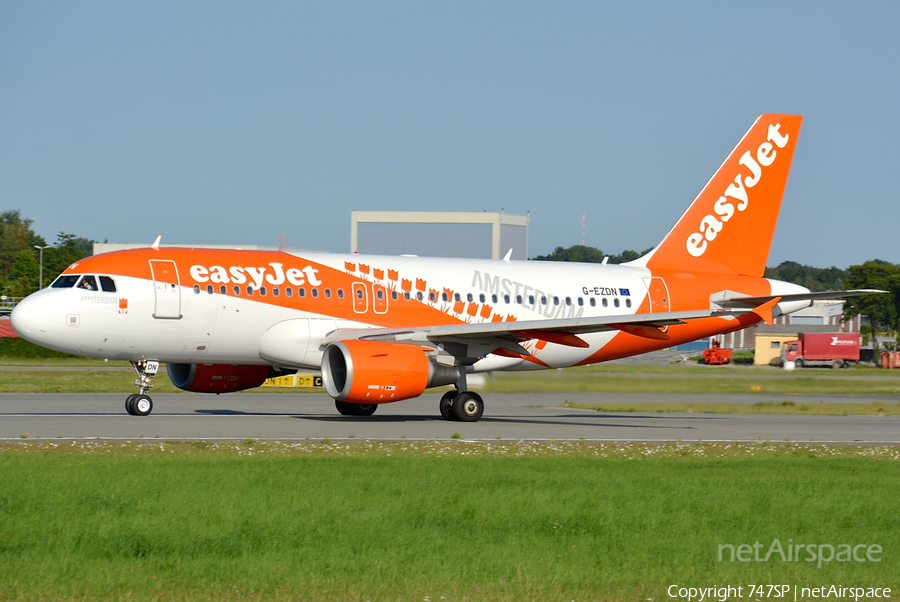 easyJet Airbus A319-111 (G-EZDN) | Photo 83420