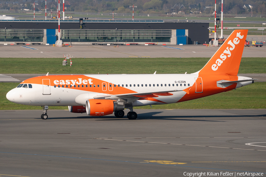 easyJet Airbus A319-111 (G-EZDN) | Photo 564462