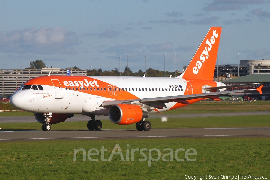 easyJet Airbus A319-111 (G-EZDO) | Photo 193476