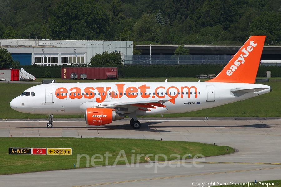 easyJet Airbus A319-111 (G-EZDO) | Photo 48754