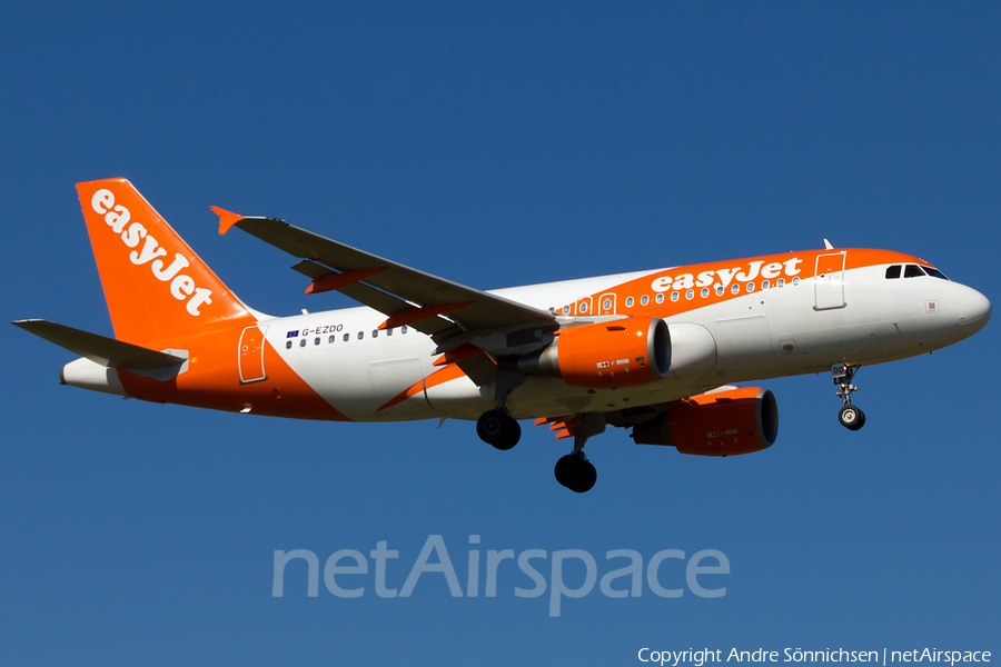easyJet Airbus A319-111 (G-EZDO) | Photo 72891