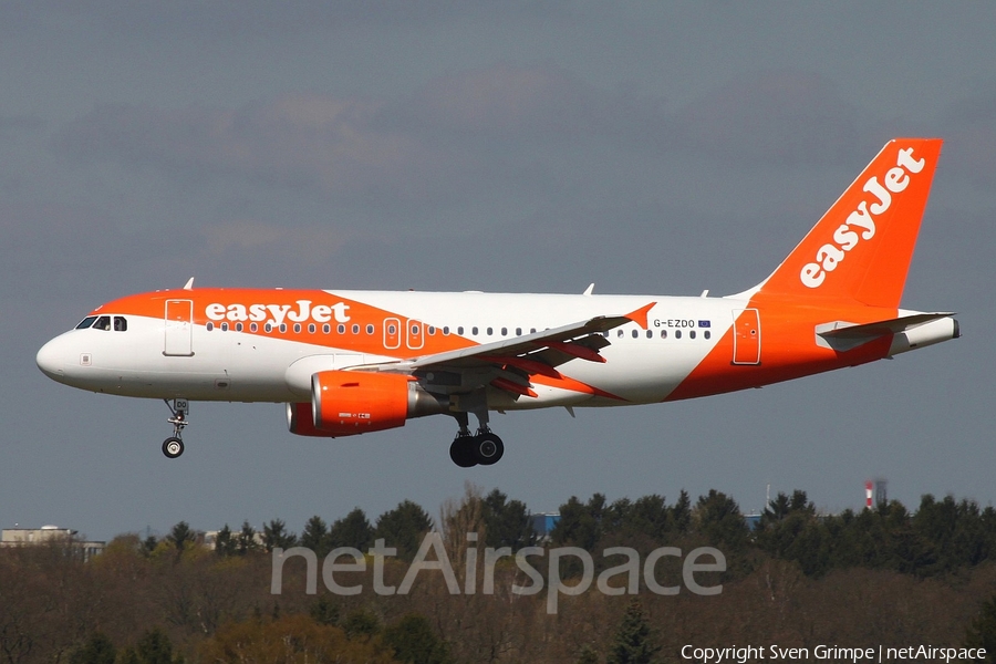 easyJet Airbus A319-111 (G-EZDO) | Photo 74303