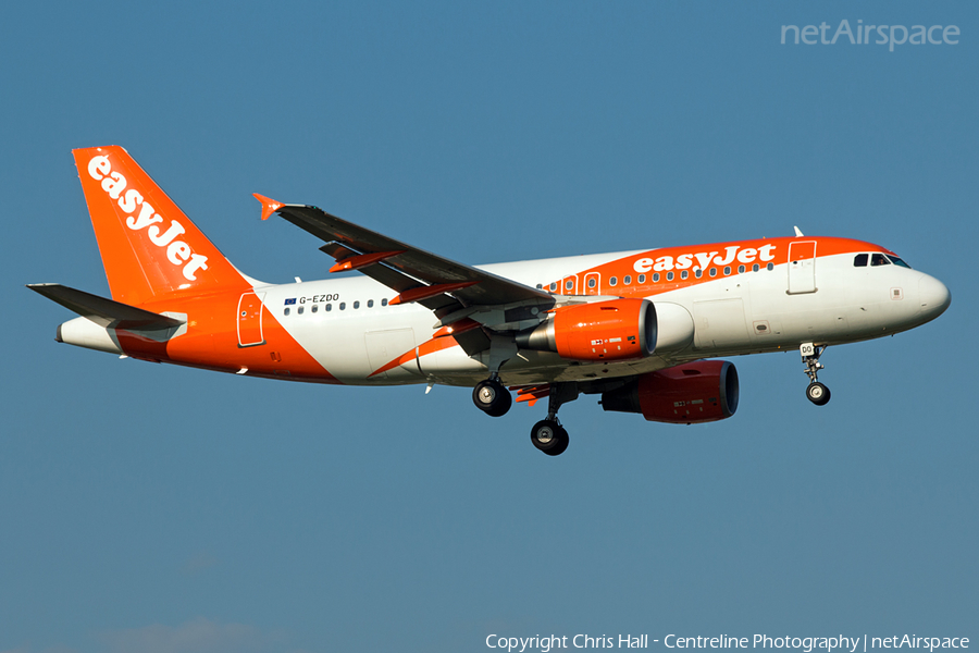 easyJet Airbus A319-111 (G-EZDO) | Photo 85310