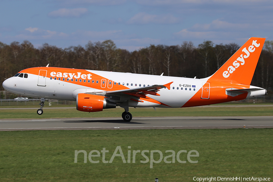 easyJet Airbus A319-111 (G-EZDO) | Photo 420201