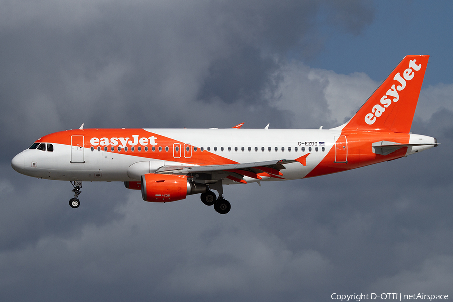 easyJet Airbus A319-111 (G-EZDO) | Photo 512876