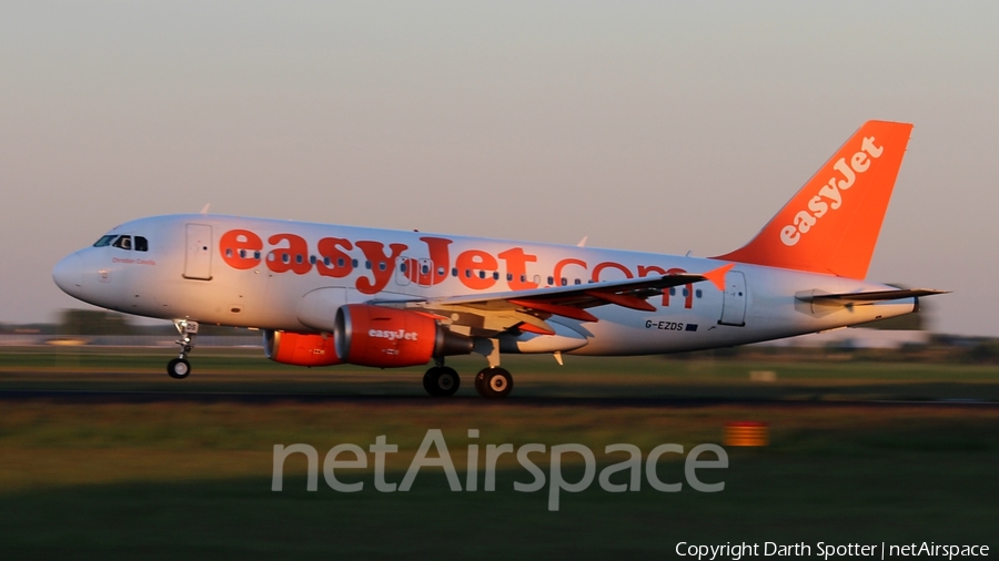 easyJet Airbus A319-111 (G-EZDS) | Photo 210788