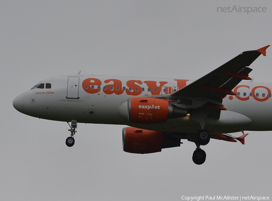 easyJet Airbus A319-111 (G-EZDS) | Photo 52705