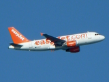 easyJet Airbus A319-111 (G-EZDU) at  Malaga, Spain