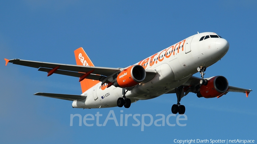 easyJet Airbus A319-111 (G-EZDU) | Photo 210791