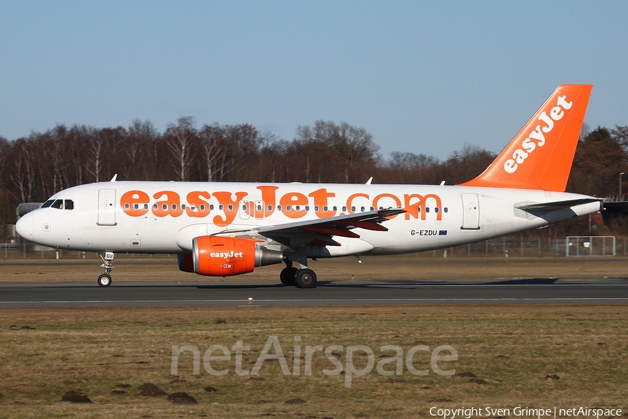 easyJet Airbus A319-111 (G-EZDU) | Photo 33012