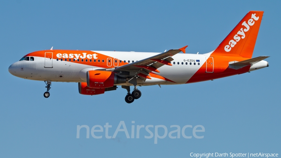 easyJet Airbus A319-111 (G-EZDU) | Photo 236152