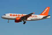 easyJet Airbus A319-111 (G-EZDV) at  Barcelona - El Prat, Spain