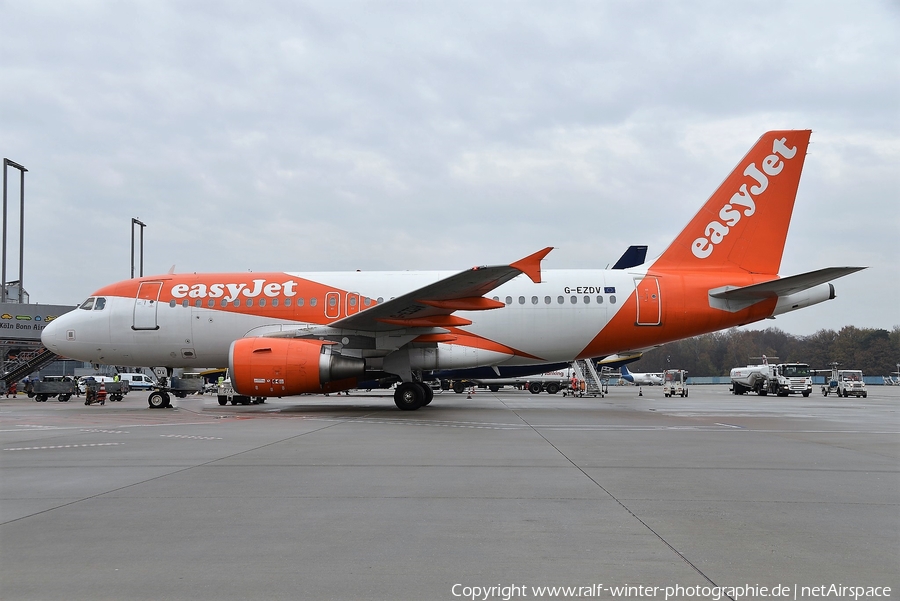 easyJet Airbus A319-111 (G-EZDV) | Photo 452239