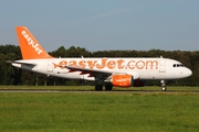 easyJet Airbus A319-111 (G-EZDV) at  Hamburg - Fuhlsbuettel (Helmut Schmidt), Germany