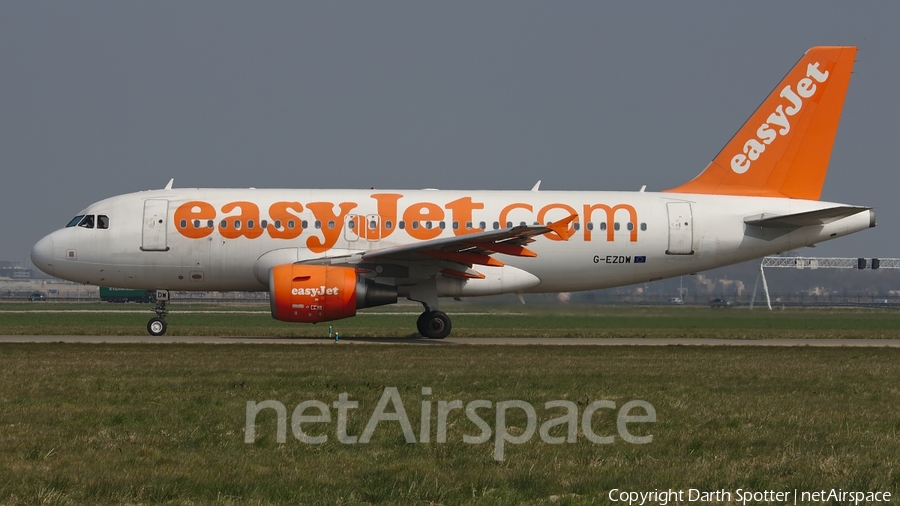 easyJet Airbus A319-111 (G-EZDW) | Photo 228091