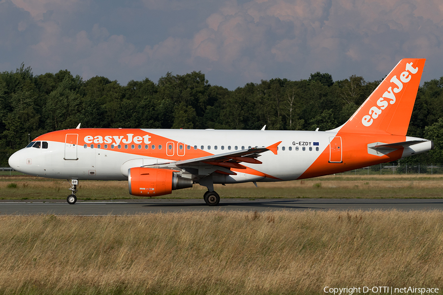 easyJet Airbus A319-111 (G-EZDY) | Photo 173085