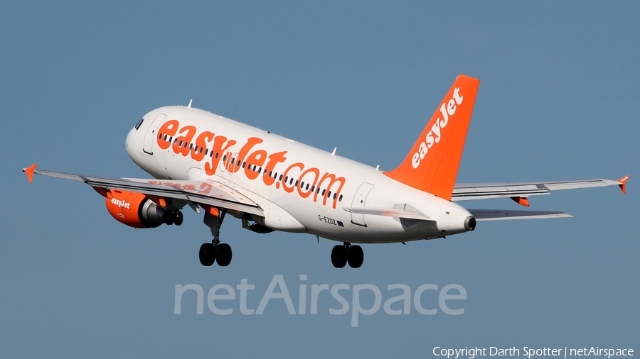 easyJet Airbus A319-111 (G-EZDZ) | Photo 210794