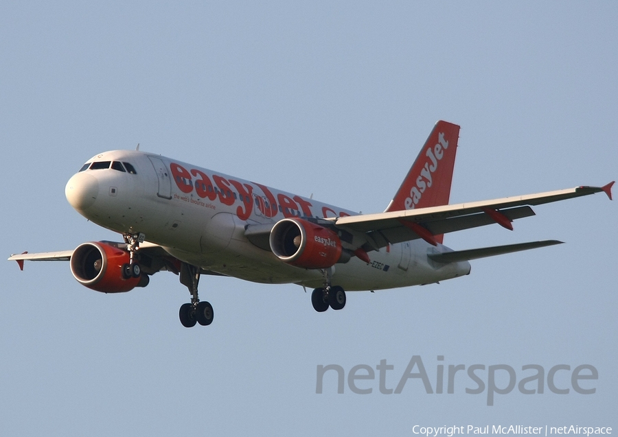 easyJet Airbus A319-111 (G-EZEC) | Photo 3708